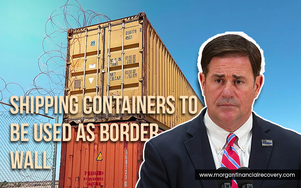 Shipping containers to be used as border wall